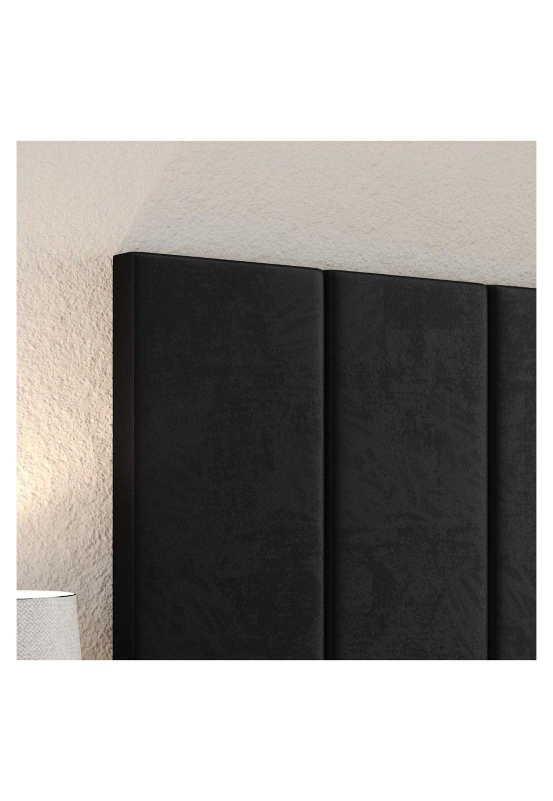 Respaldo Cama Dalí 1.5 Plazas Negro-2