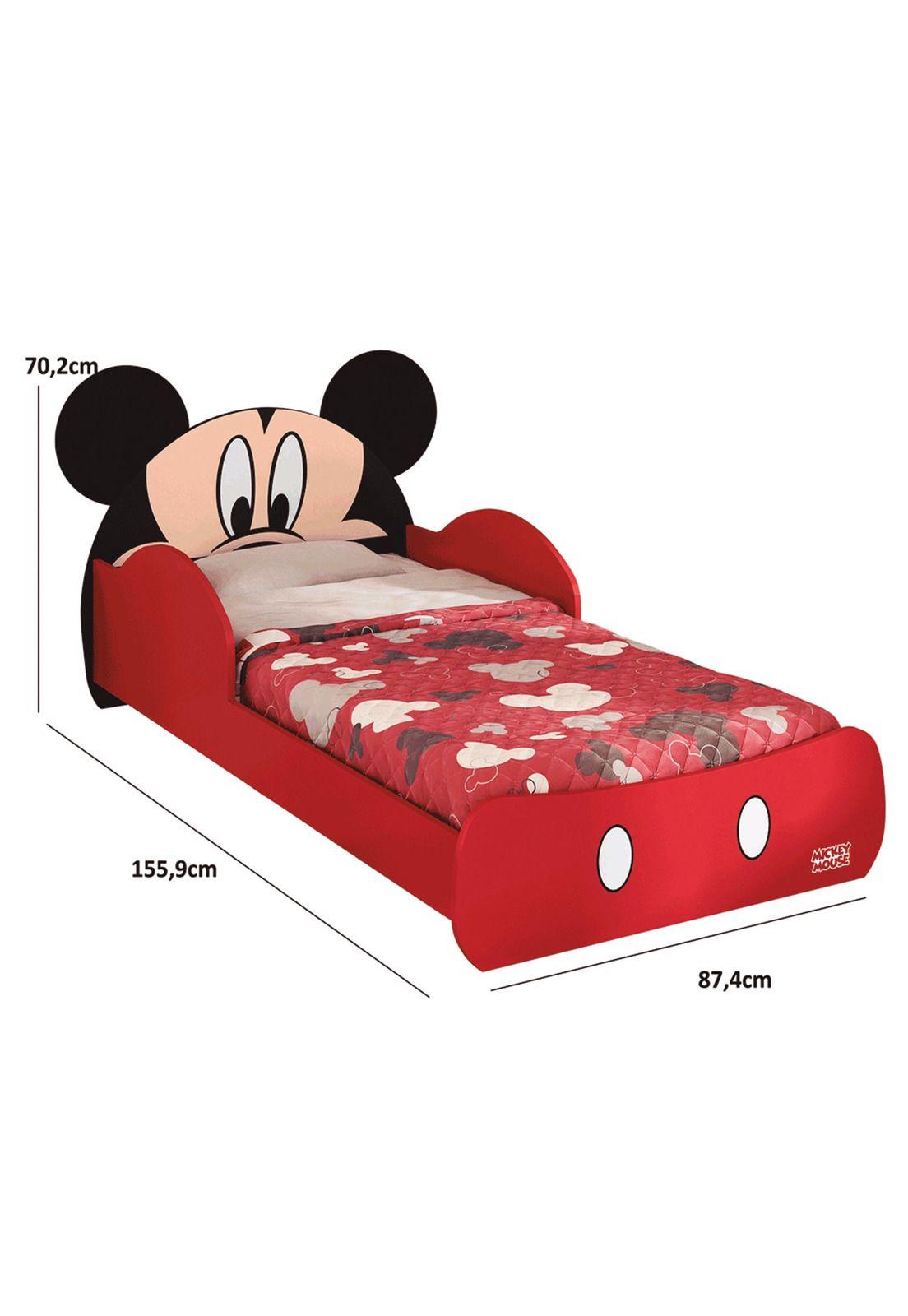 Cama Transición Niño Mickey Roja-2