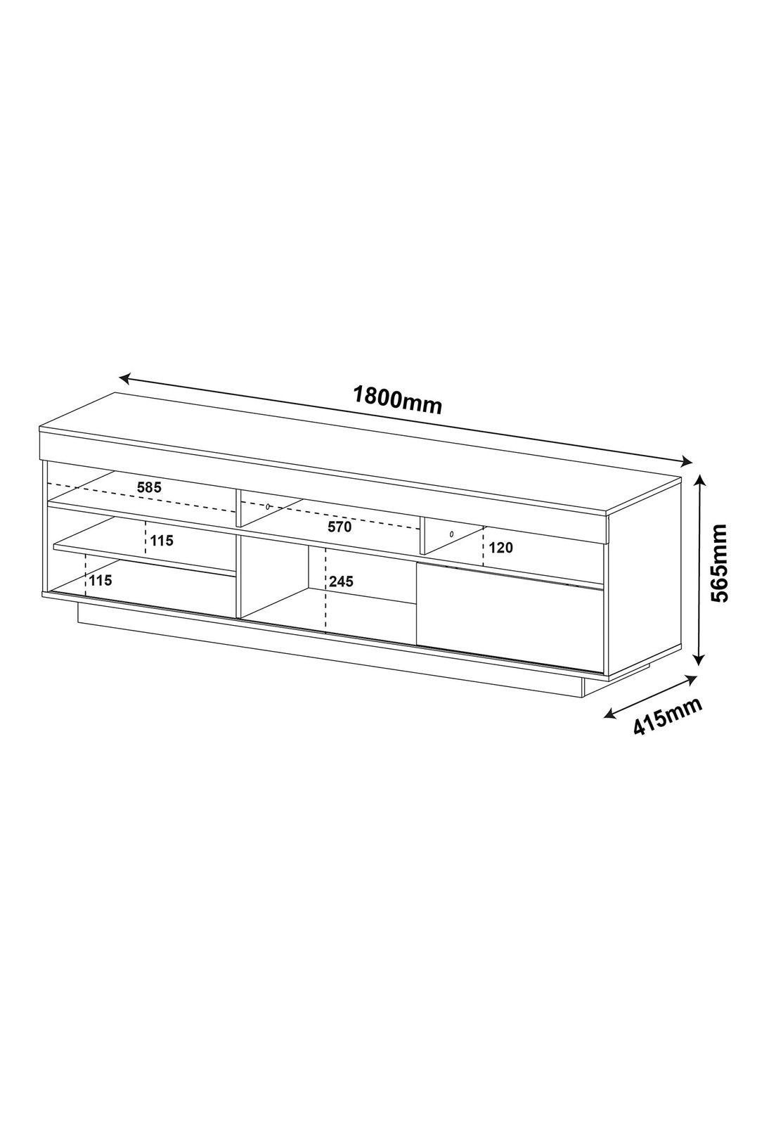 Rack de TV 60" Travis Café-2