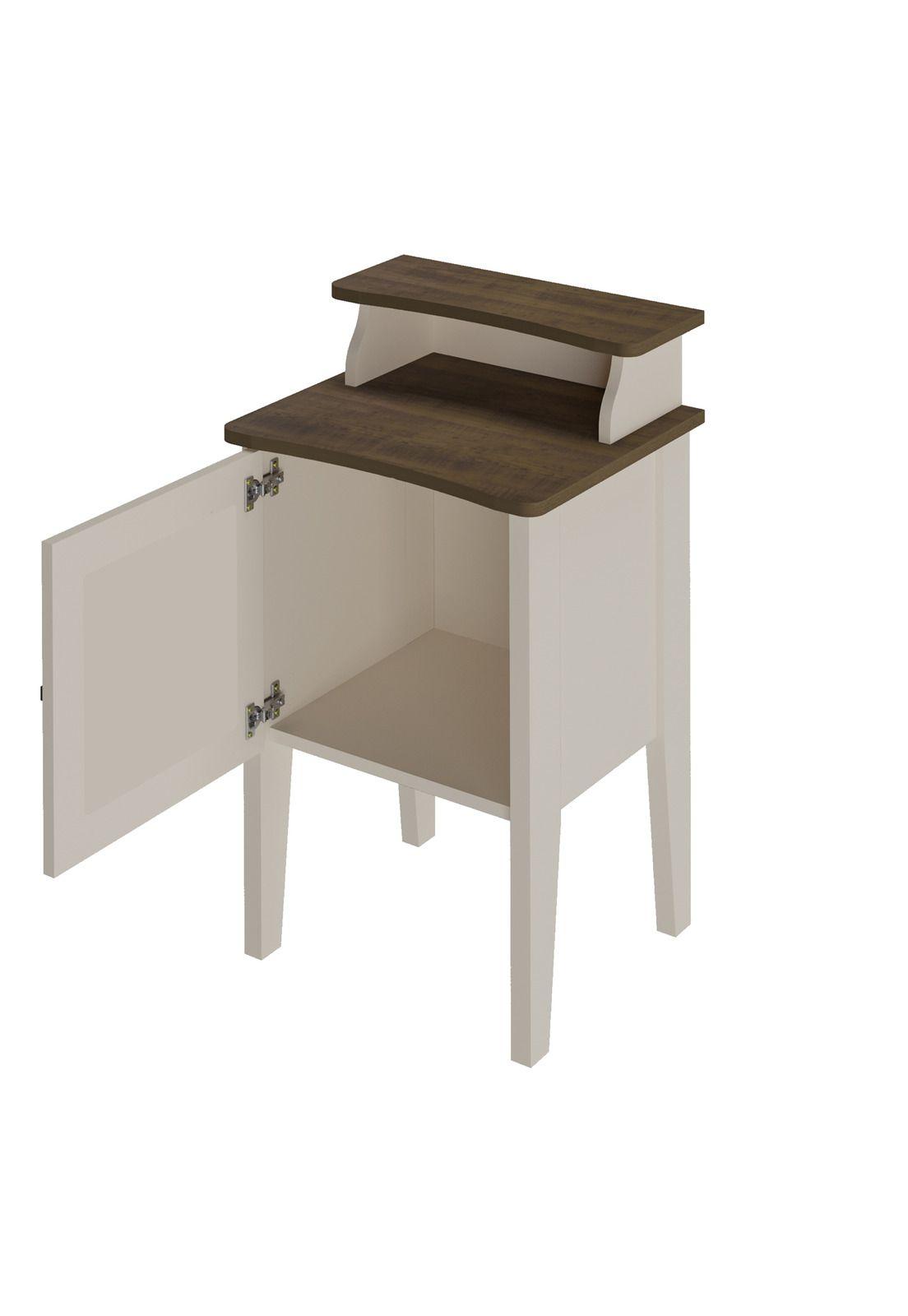 Mesa Lateral Multifuncional Charlotte Bicolor-3