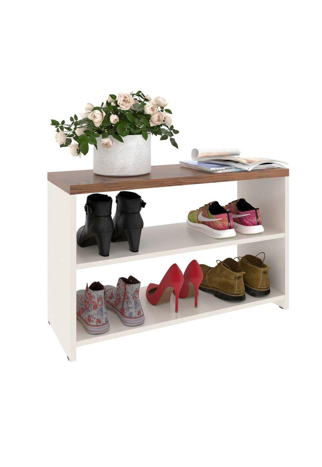 Zapatero Safira Beige con Café-0