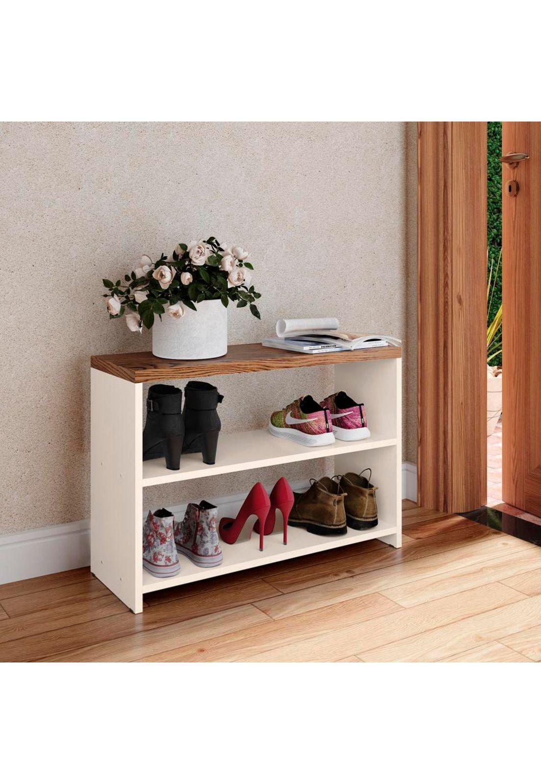 Zapatero Safira Beige con Café-1