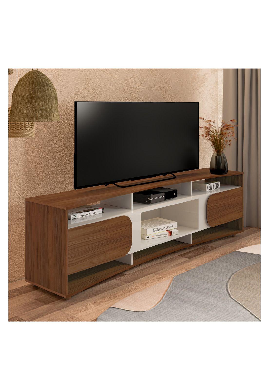Rack TV 85" Elegance Cedro-1