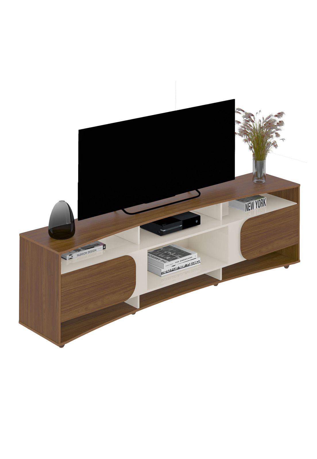 Rack TV 85" Elegance Cedro-8