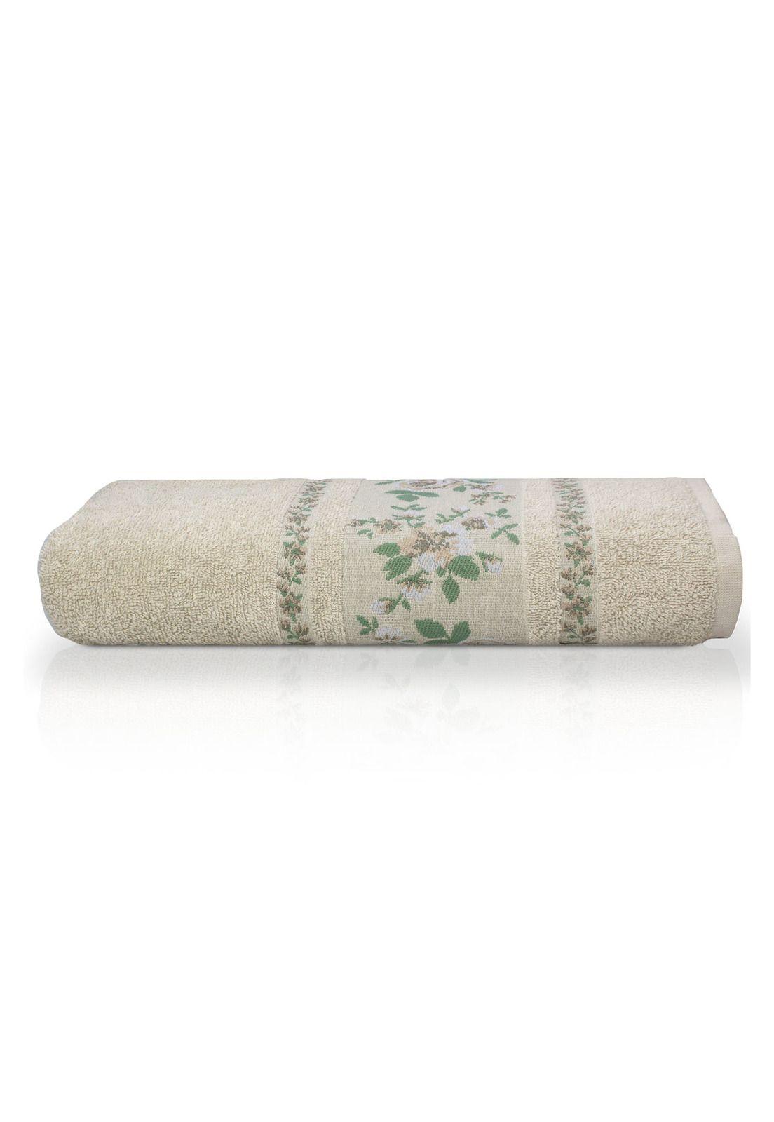 Toalla de Baño Lara Beige 140 x 70 cms-0