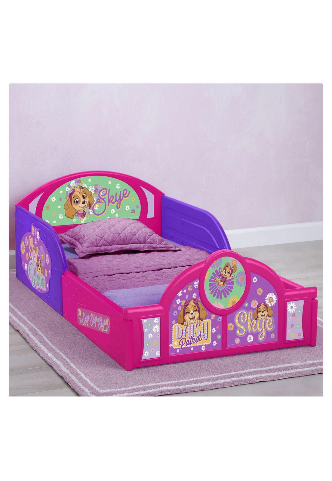 Cama de Transición A Piso Niña Paw Patrol Rosa-1