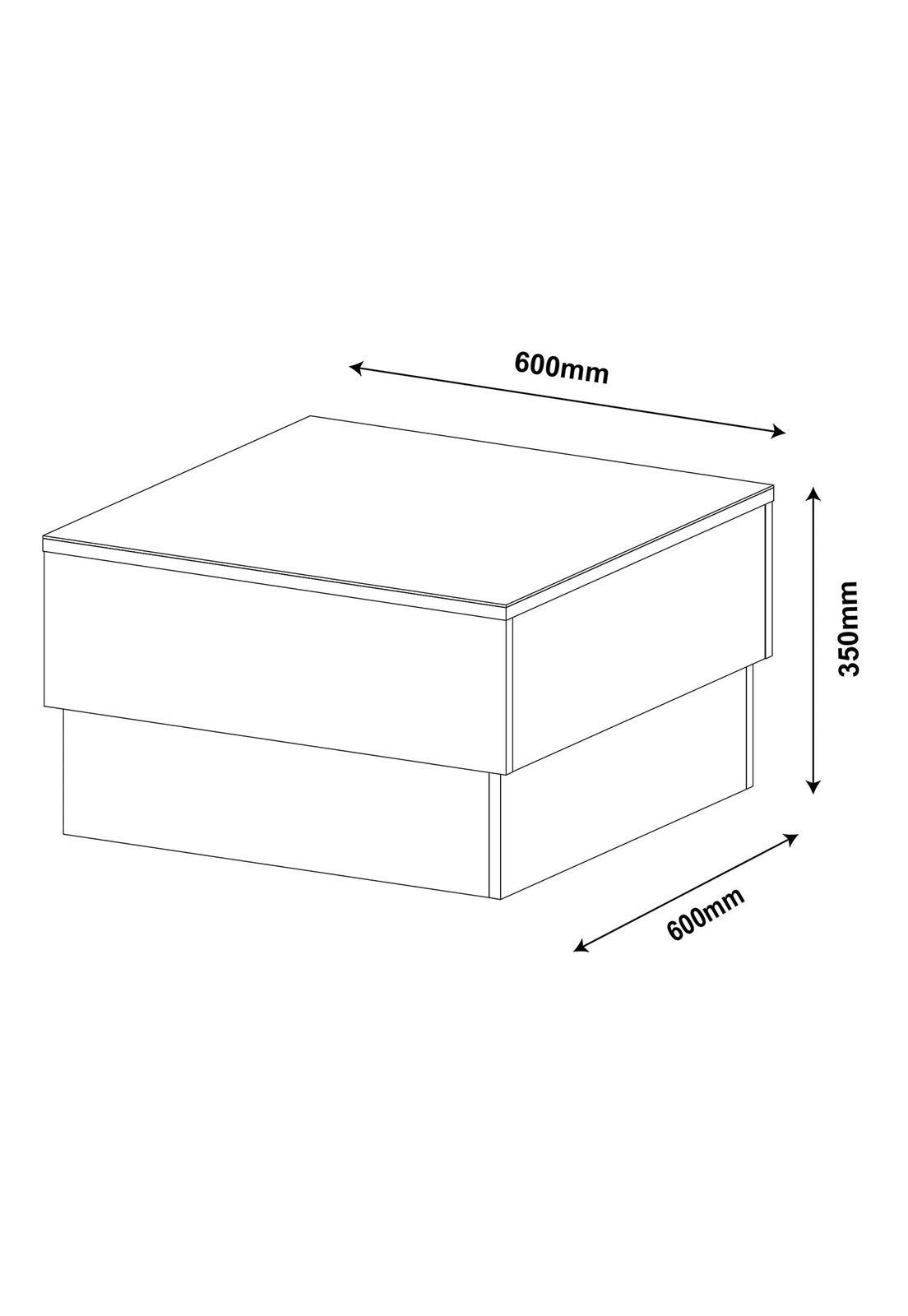 Mesa de Centro Paratti Espejo Blanca-3