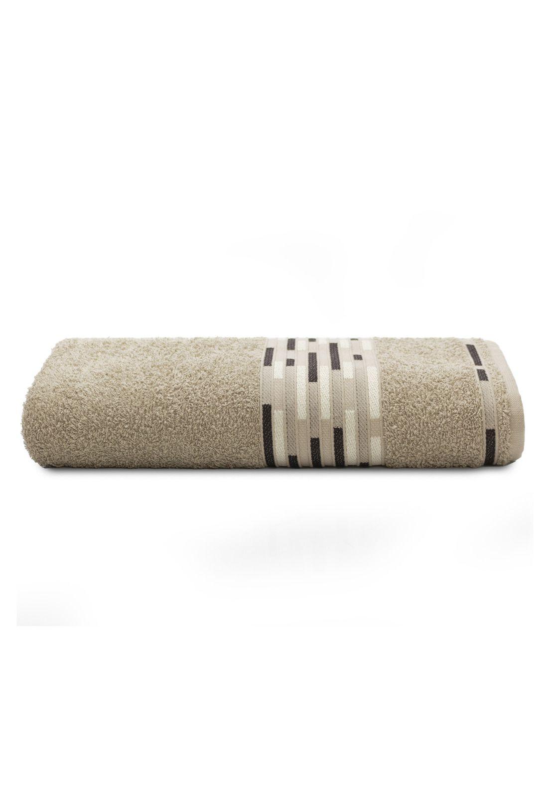 Toalla de Cara Tetris Beige 70 x 45 cms-0