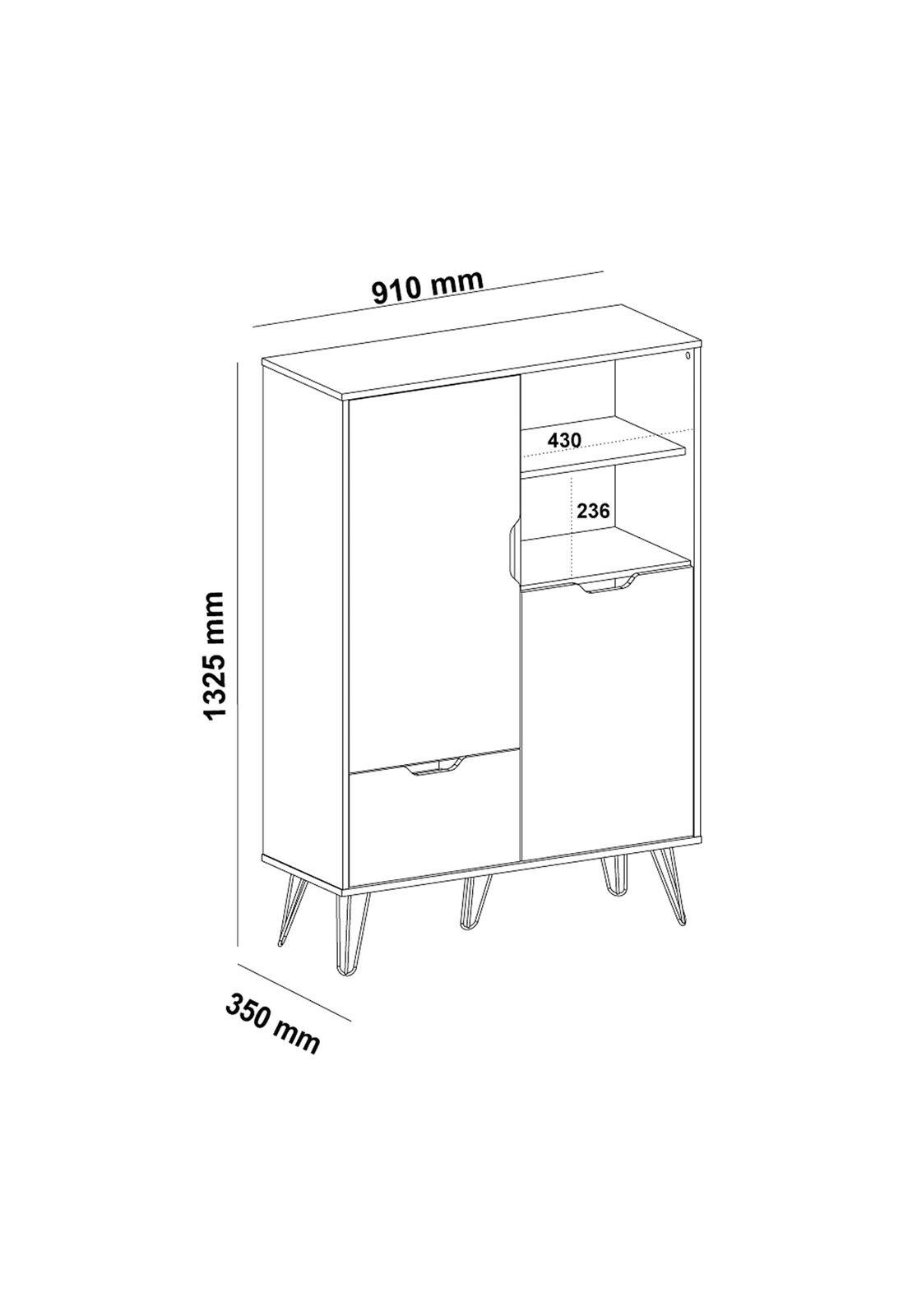 Bar Estante Estocolmo Gris-2