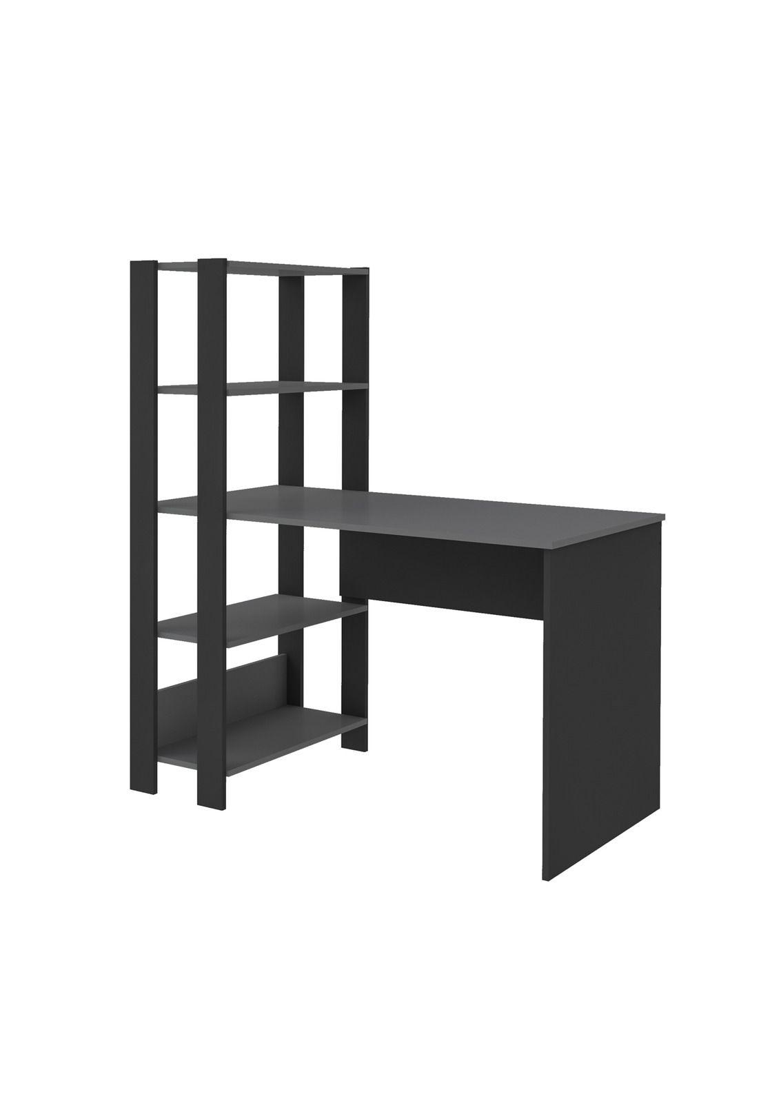 Escritorio Alfa Gris con Negro-5