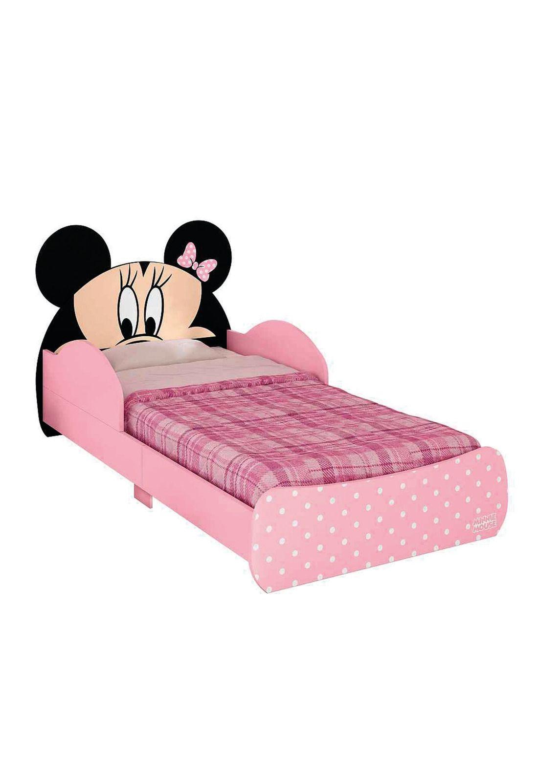Cama Transición Niña Minnie Rosada-0