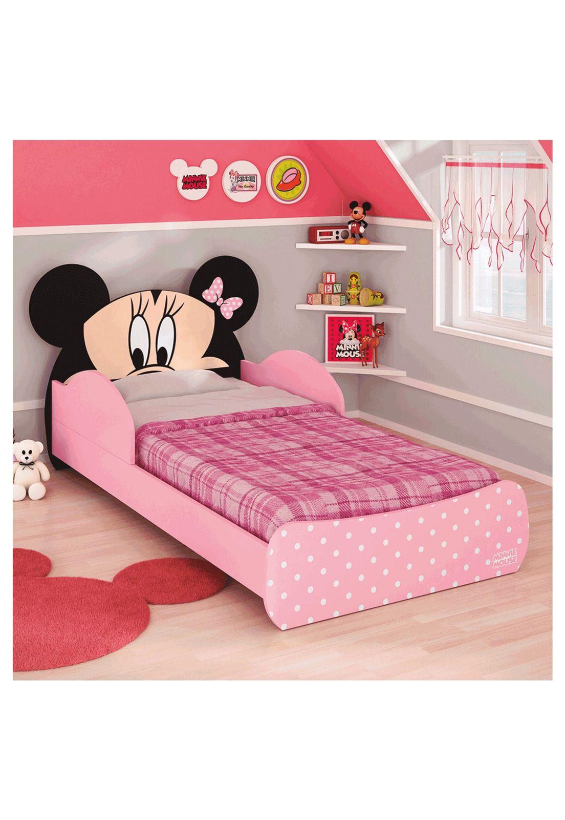 Cama Transición Niña Minnie Rosada-1