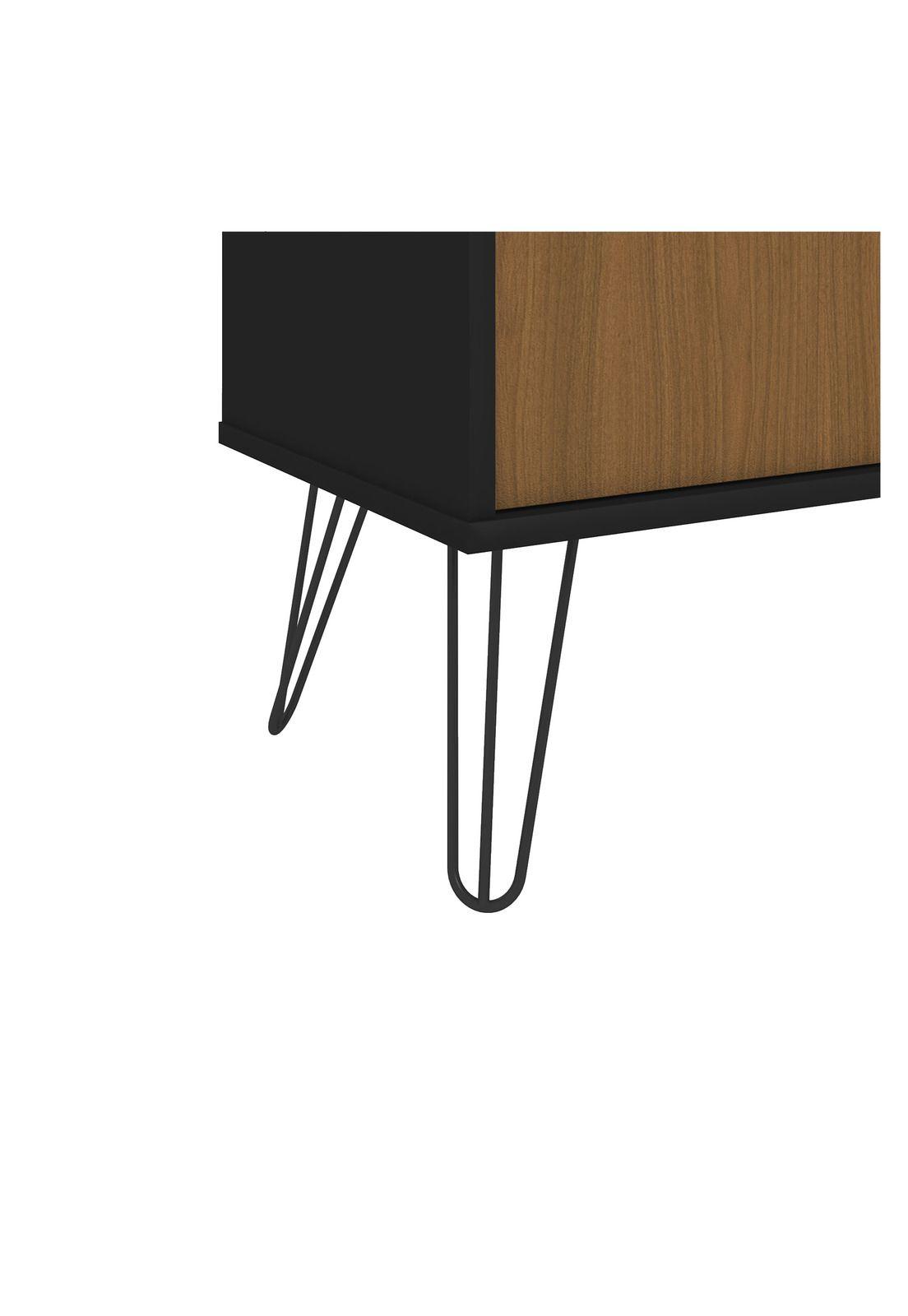 Estante Hit 2 Puertas Café con Negro-5