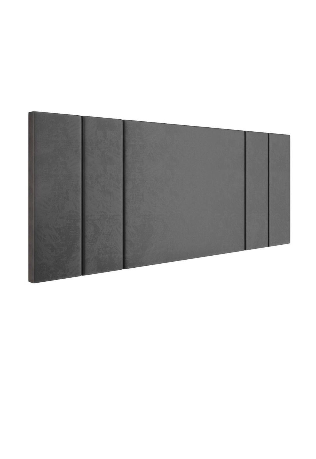 Respaldo Cama Dalí 1.5 Plazas Grafito-0