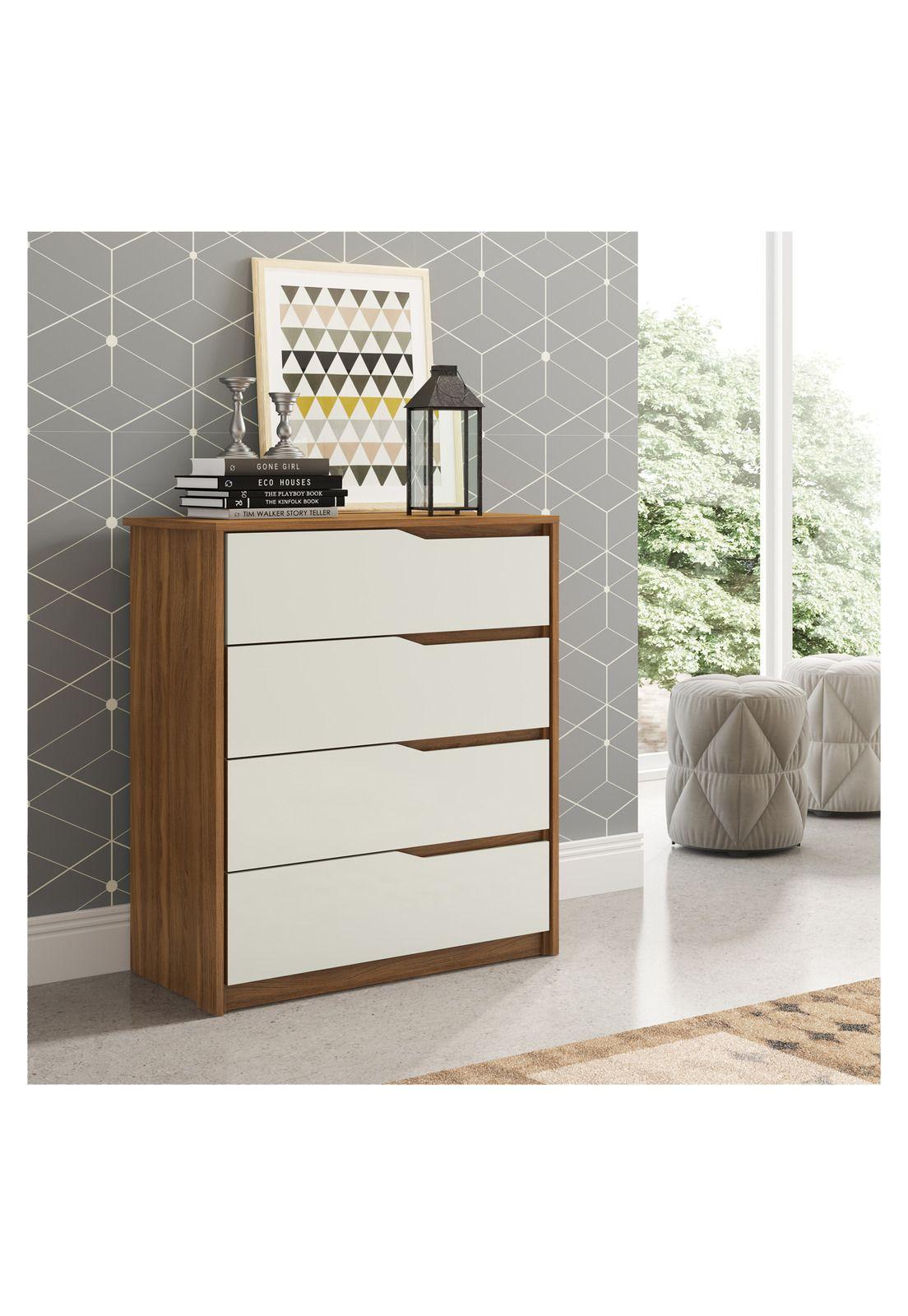 Cómoda 4 Cajones Atria Beige-1