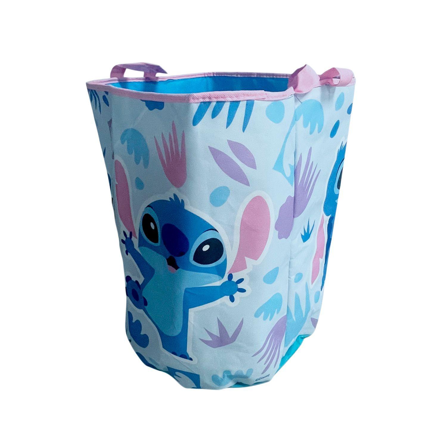 Canasto Organizador Ropa Juguetes Niños Stitch Disney 45x38 cm-3