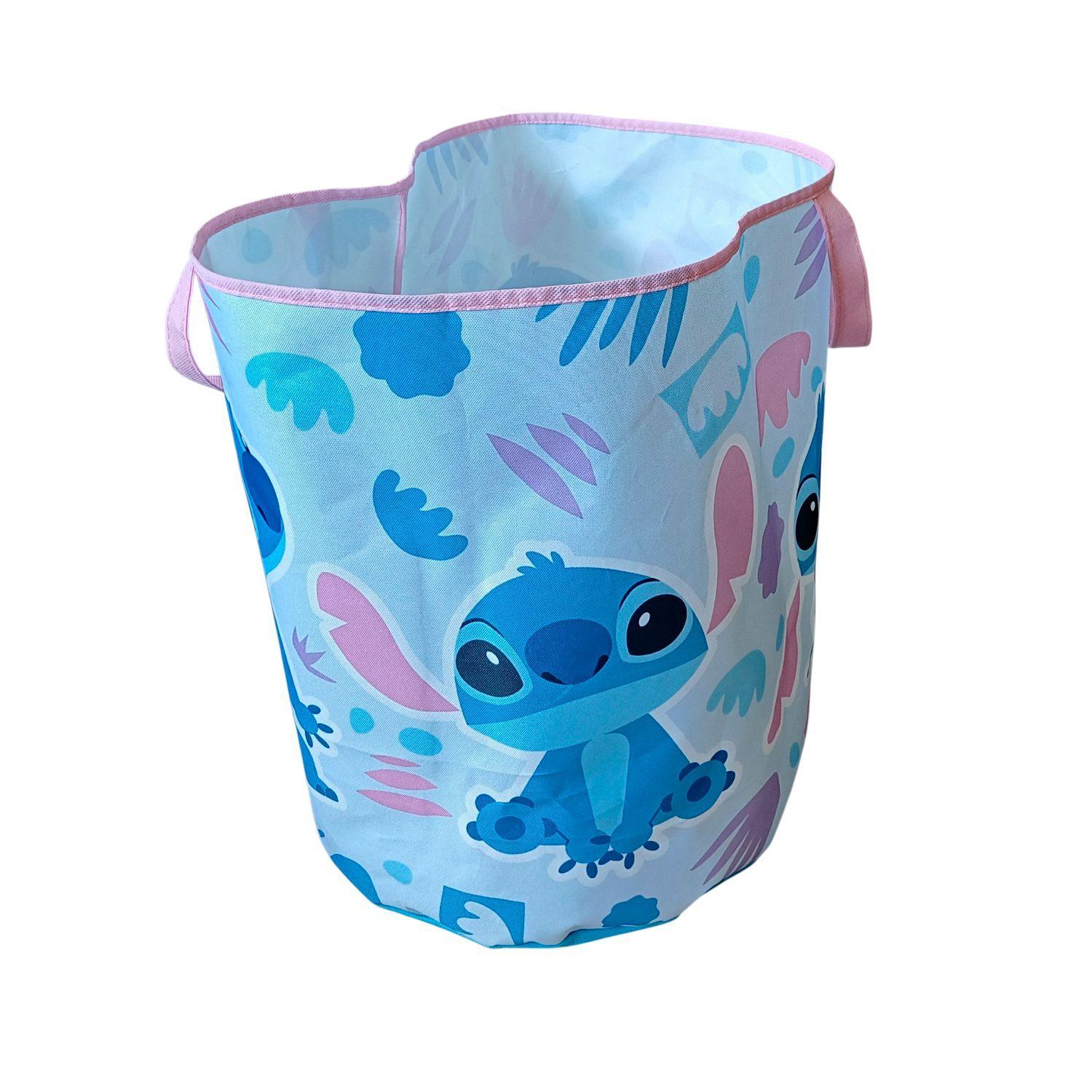 Canasto Organizador Ropa Juguetes Niños Stitch Disney 45x38 cm-4