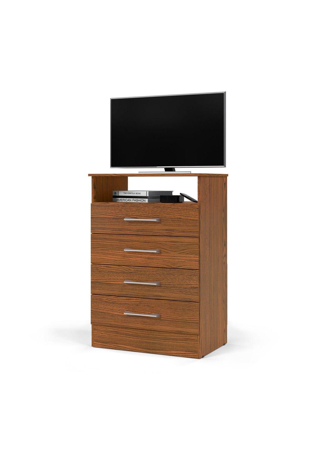 Cómoda Malta 4 Cajones Café-0