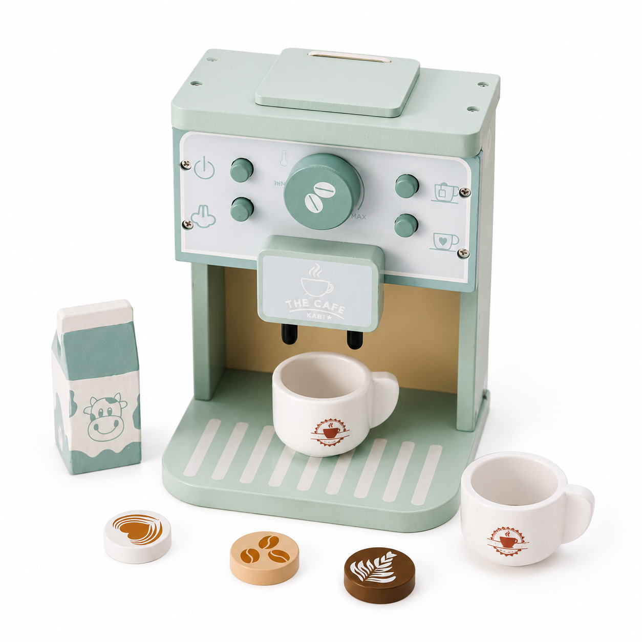 Juguete Infantil Madera Cafetera Cocina Juego Didactico Bebe-0