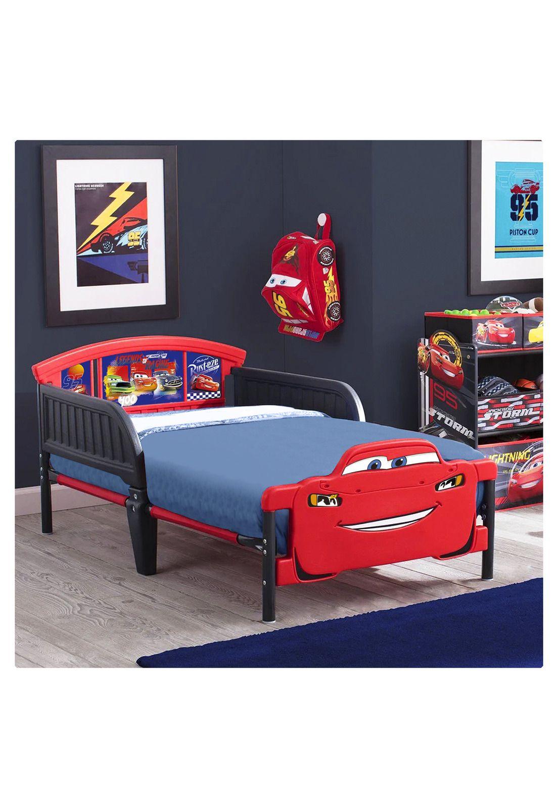 Cama de Transición Niño Cars Roja-1