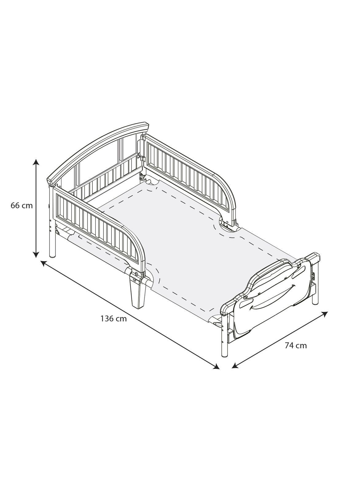 Cama de Transición Niño Cars Roja-2
