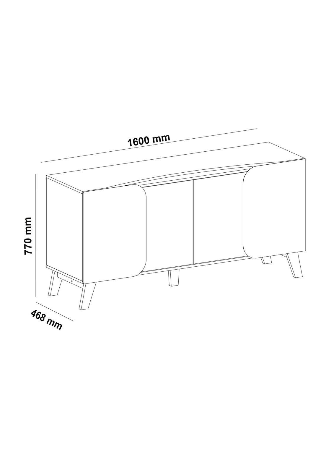 Arrimo Buffet Elegance Cedro-2