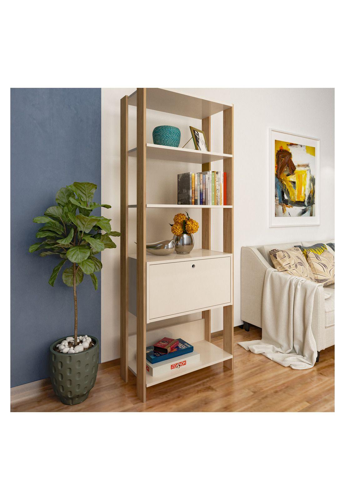 Estante Alfa Beige y Café-2