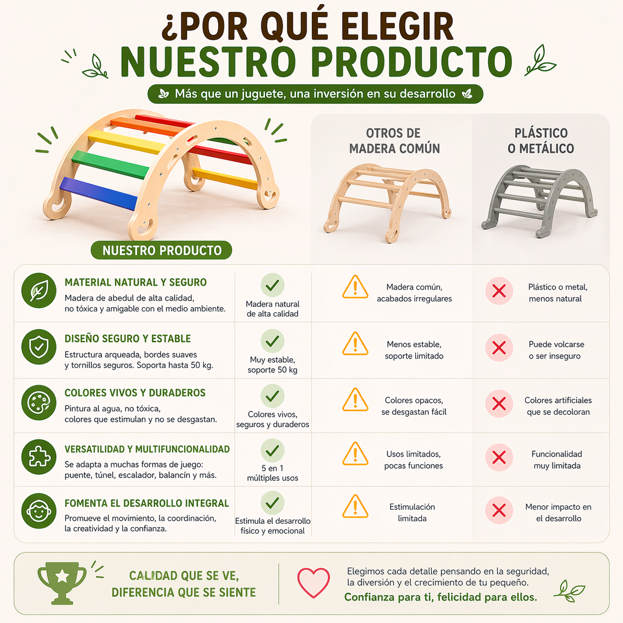 Juego Equilibrio Bebe Balance Niño Montessori Escala Colores Vkids - Escala-8