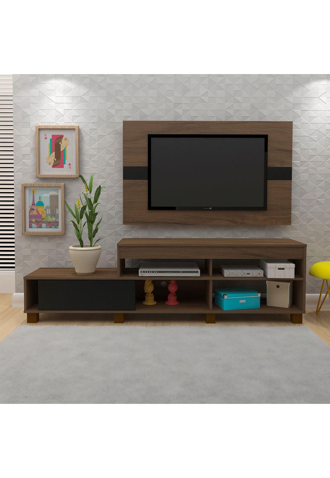 Rack con Panel TV 47" Ever Café-1