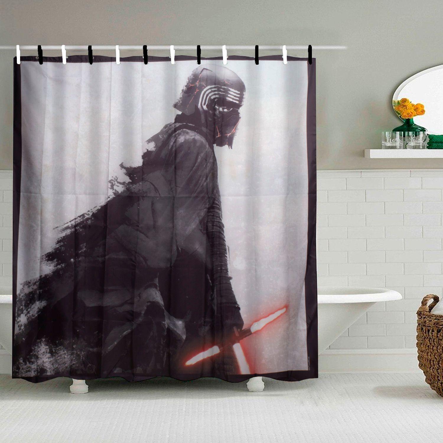 Cortina de Baño Infantil Poliester 180x180 cms Star Wars-2