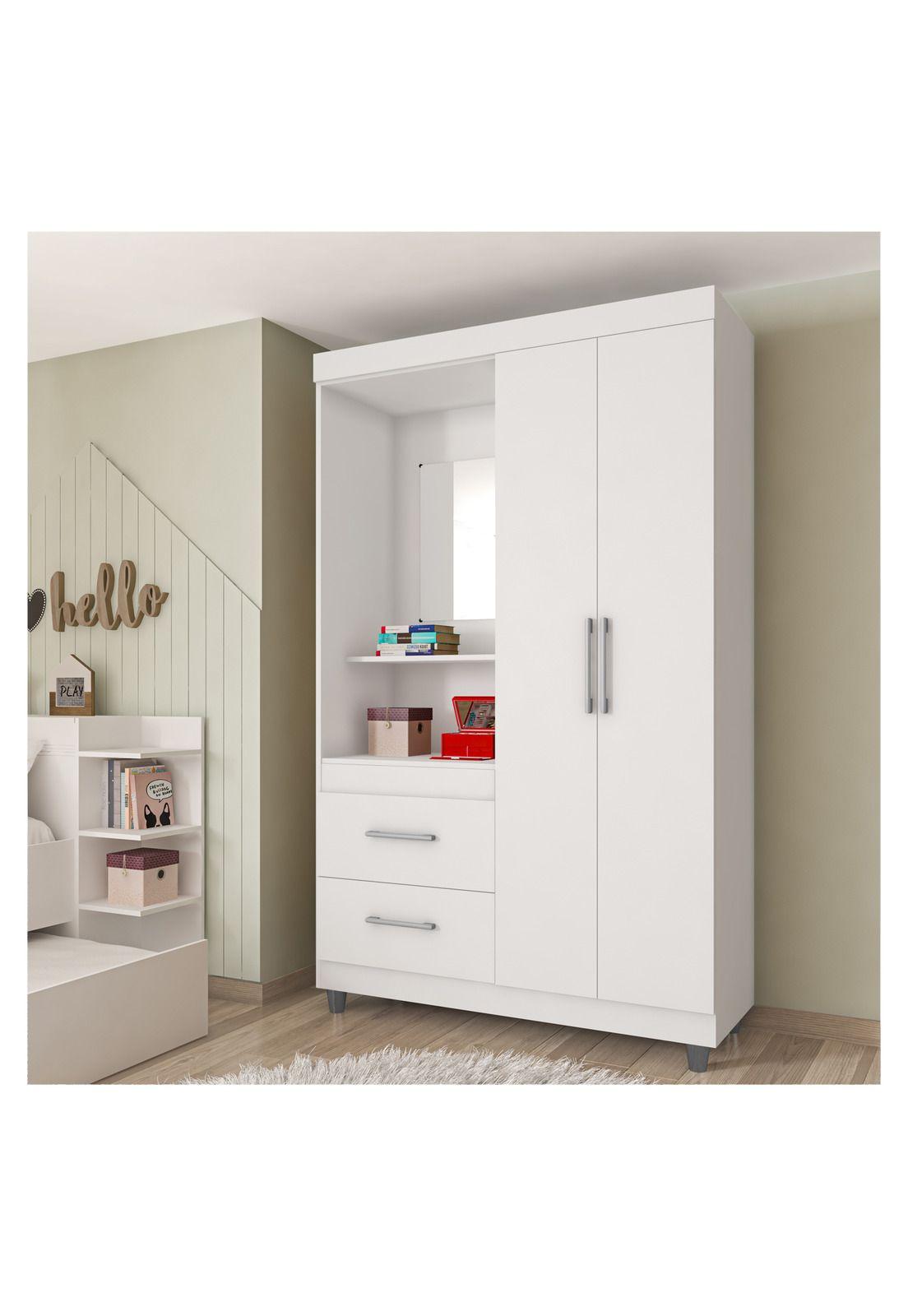 Closet 2 Puertas Lucca Blanco-1