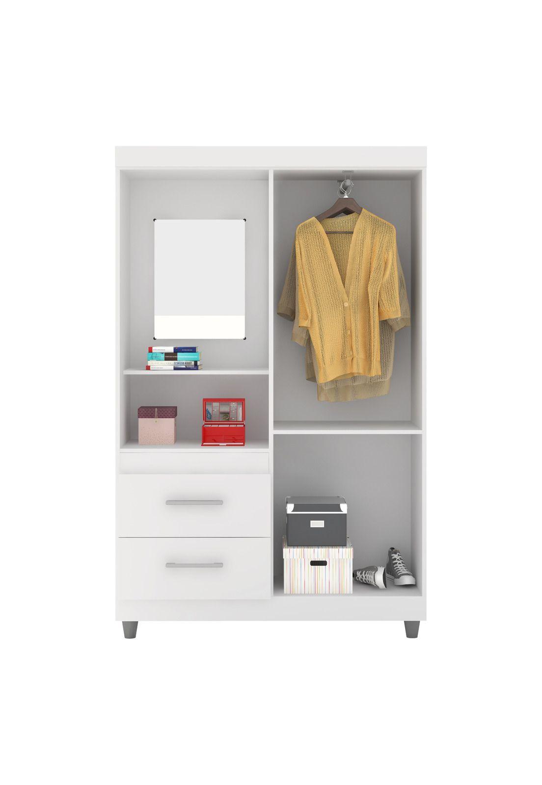 Closet 2 Puertas Lucca Blanco-3