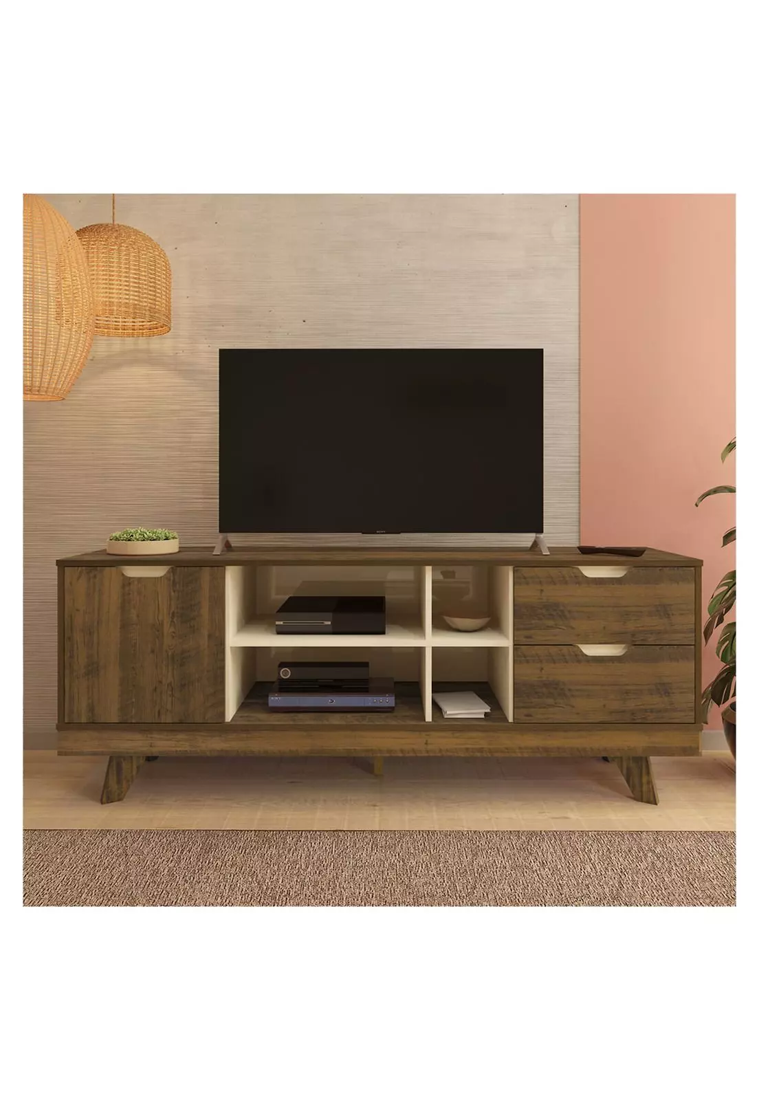 Rack TV 65" Michigan Pino-1