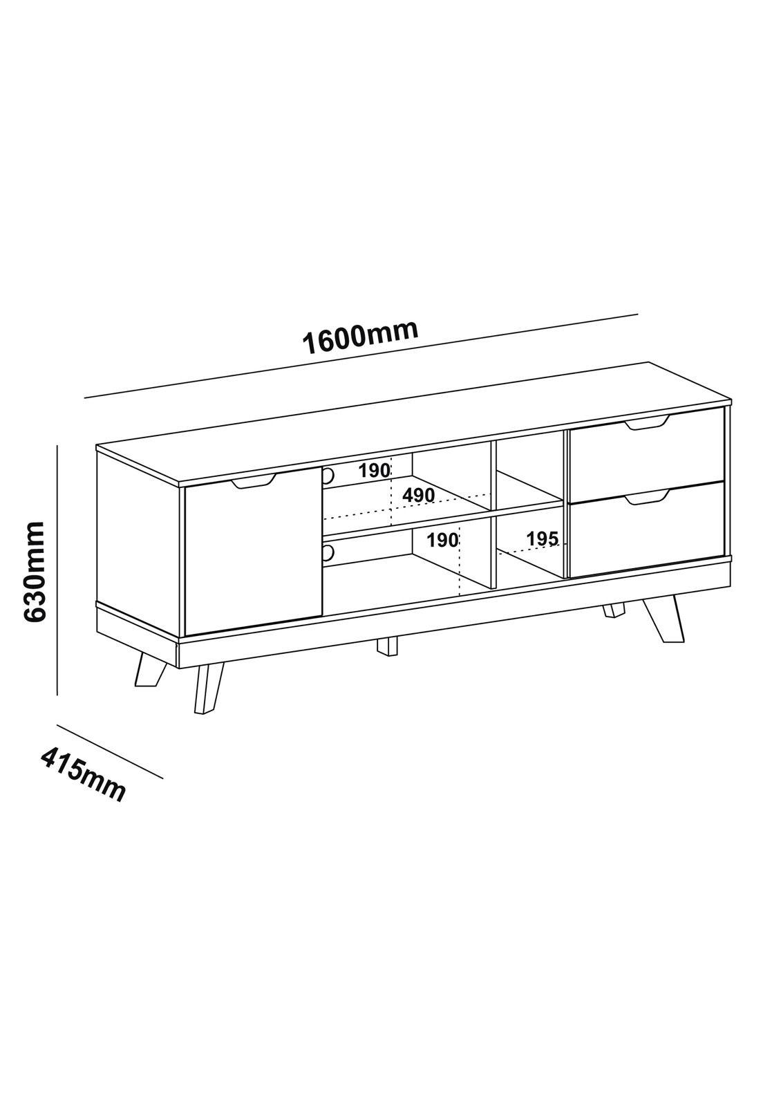 Rack TV 65" Michigan Pino-2