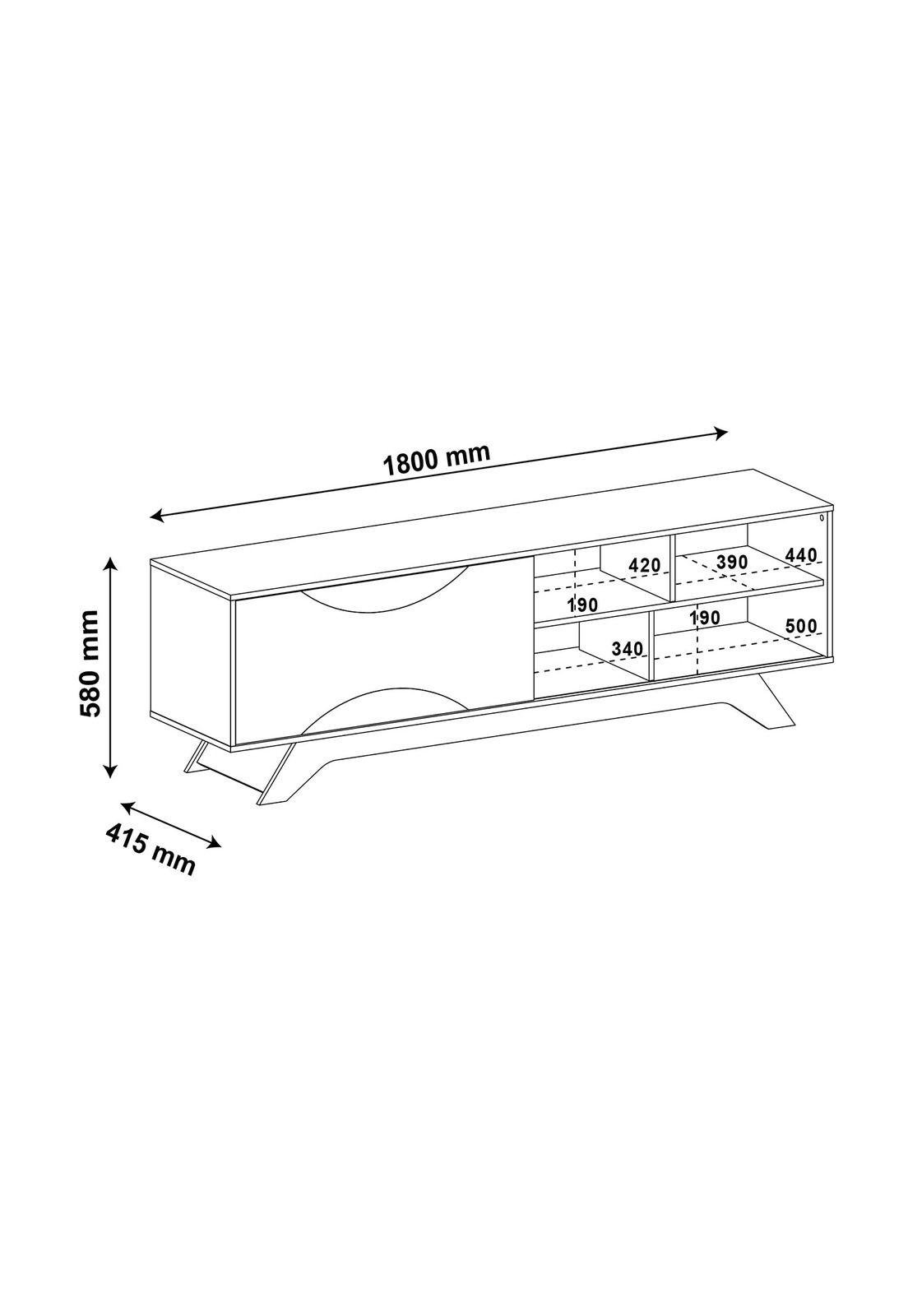 Rack TV 60" Coral Café-2