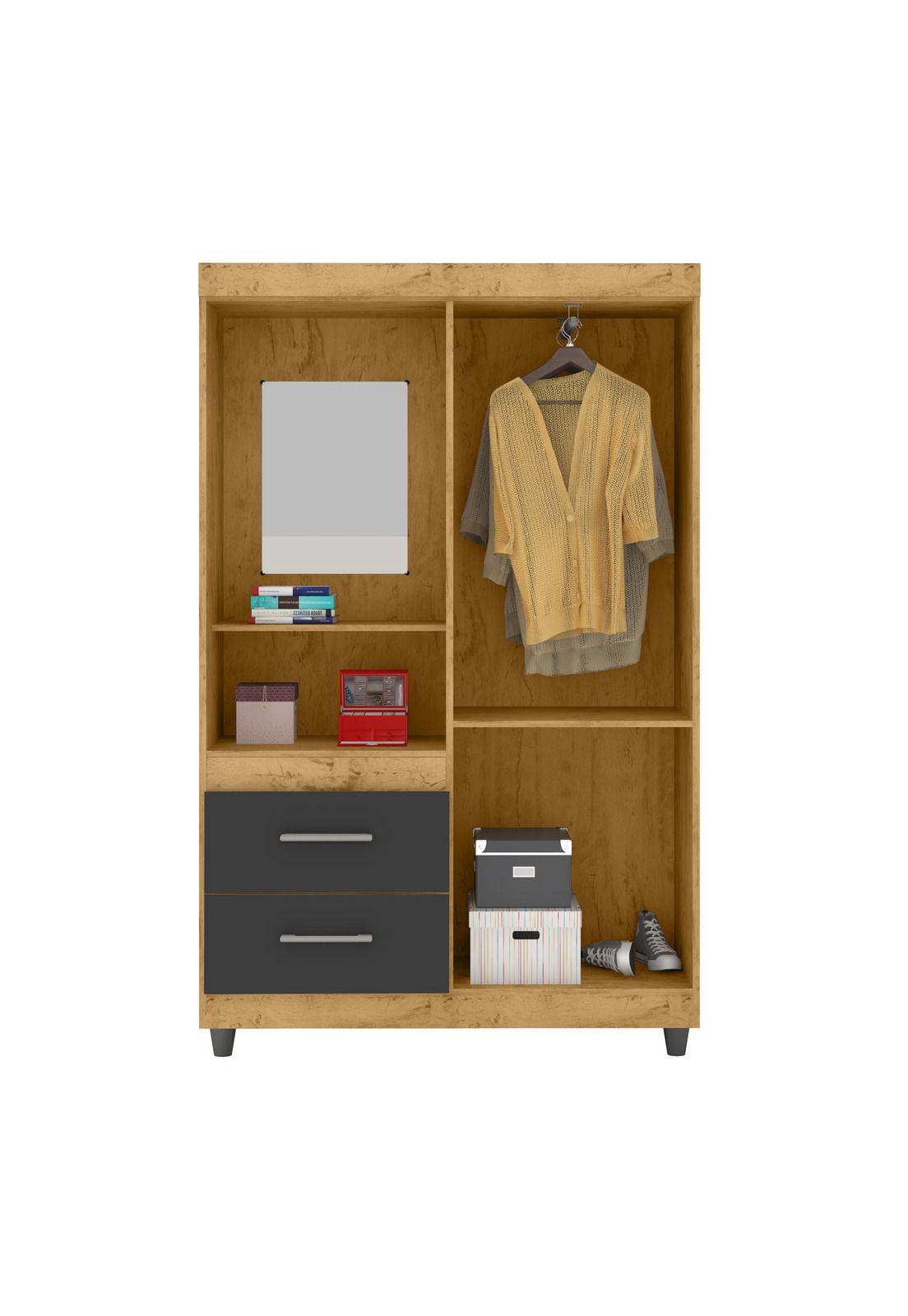 Closet 2 Puertas Lucca Grafito-3