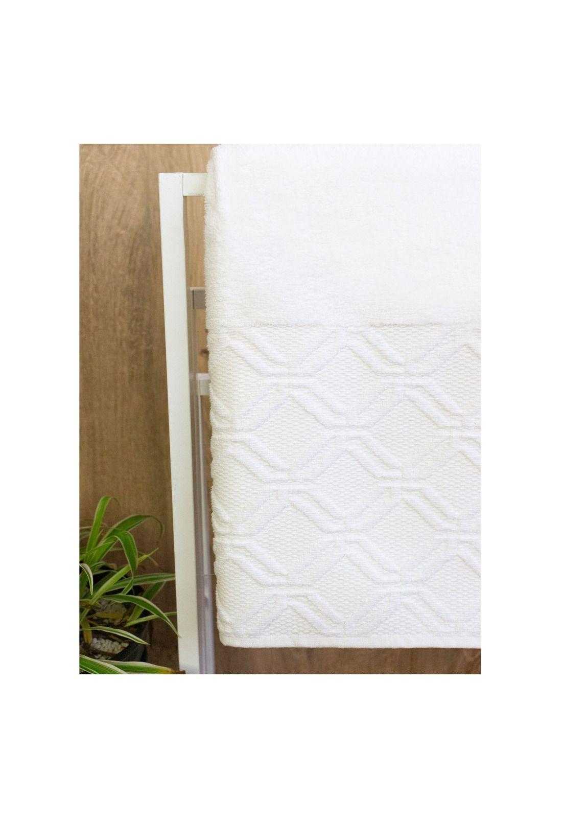 Toalla de Baño Gaya Blanca 140 x 70 cms-1