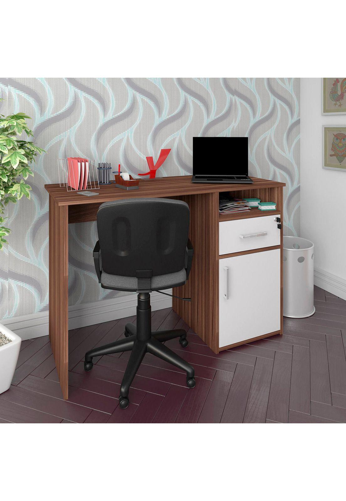 Escritorio Hall Blanco con Café-4