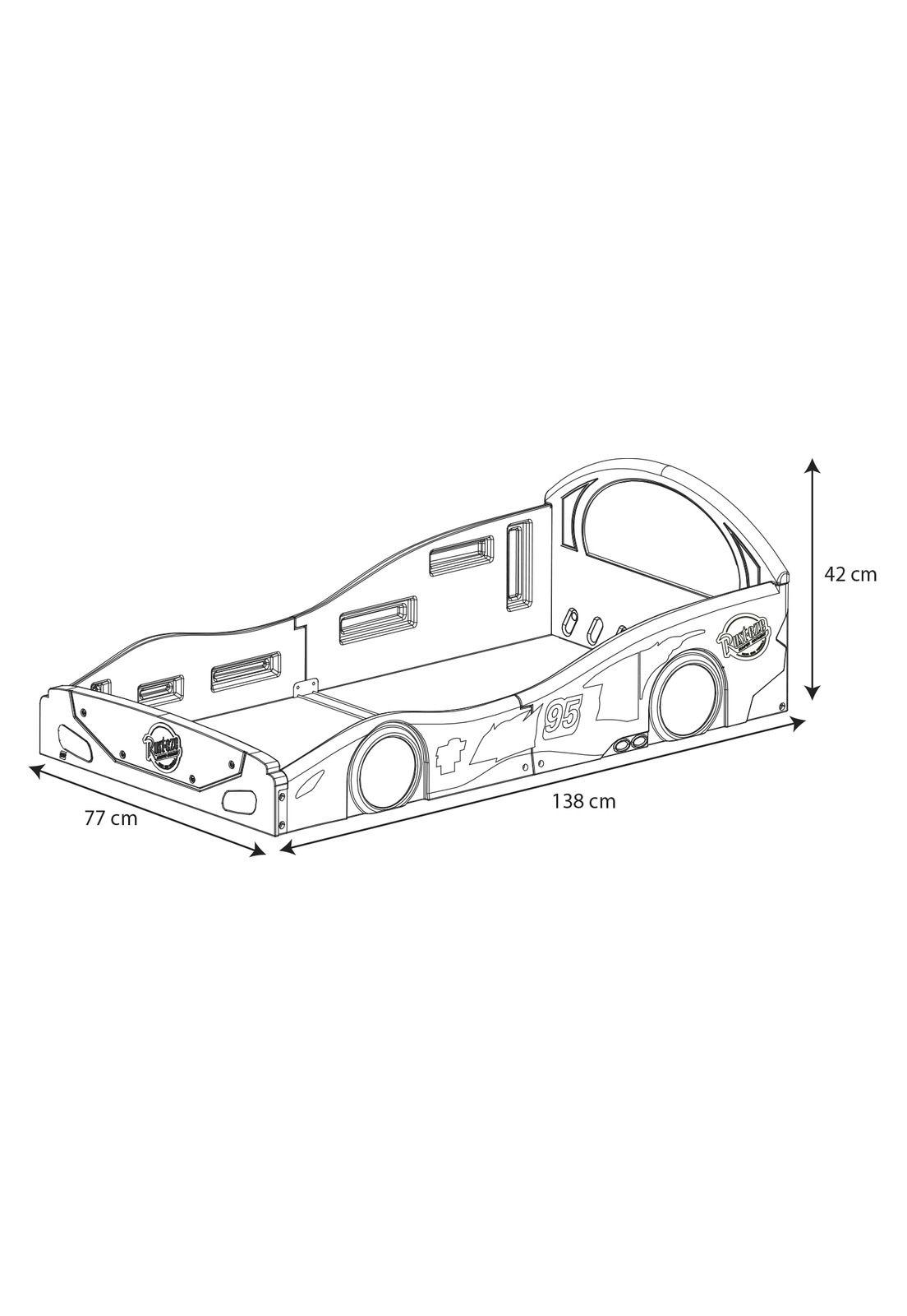 Cama de Transición A Piso Niño Cars-3