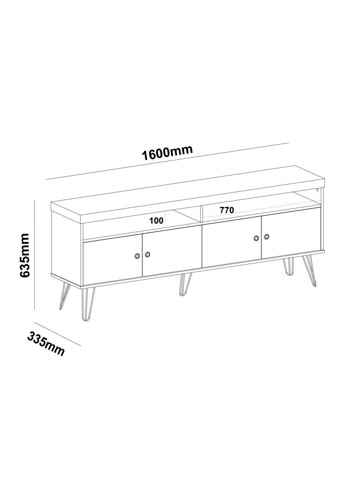 Rack TV 60" Liberty Negro-2