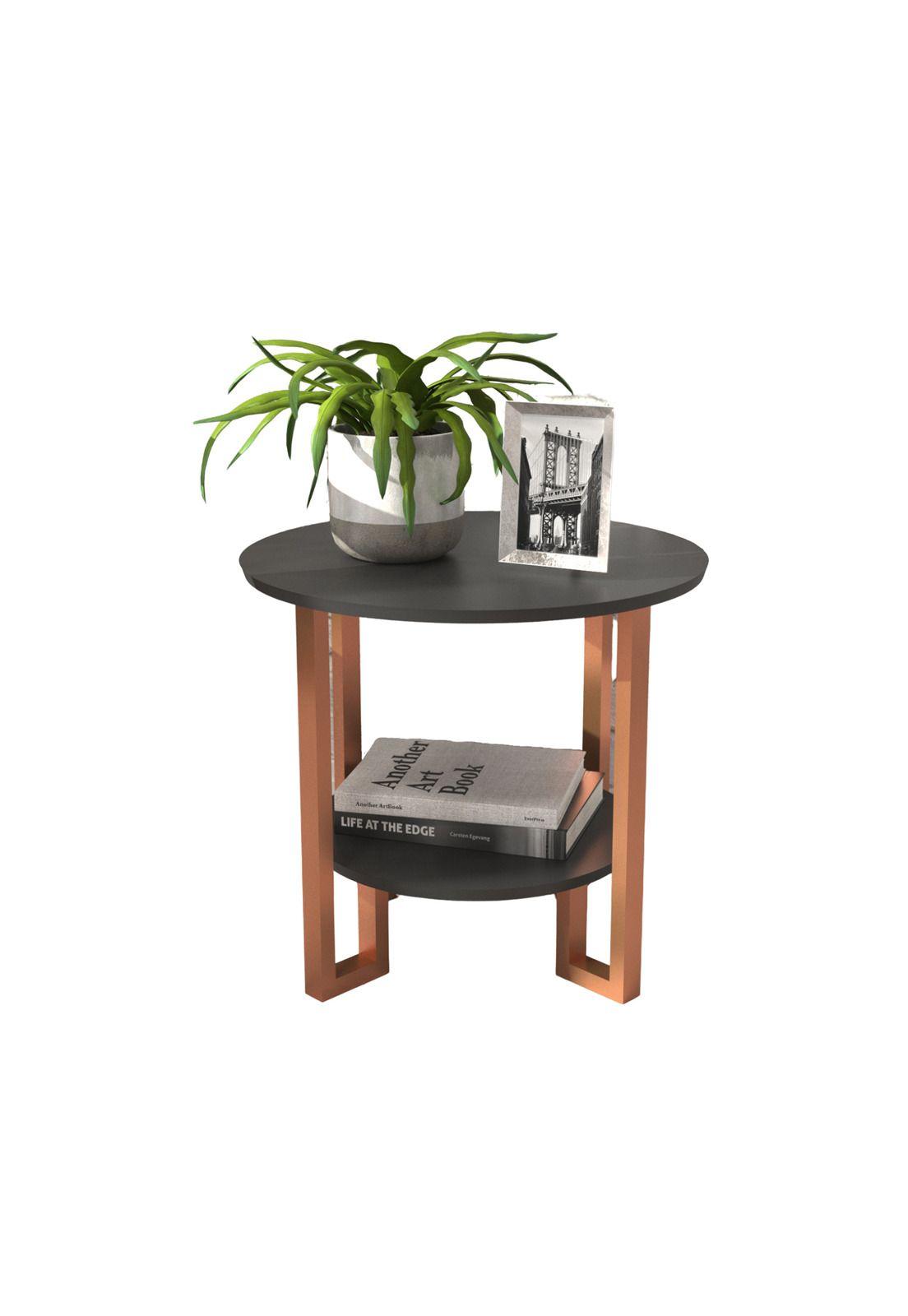 Mesa Lateral Felini Metal Negra-0