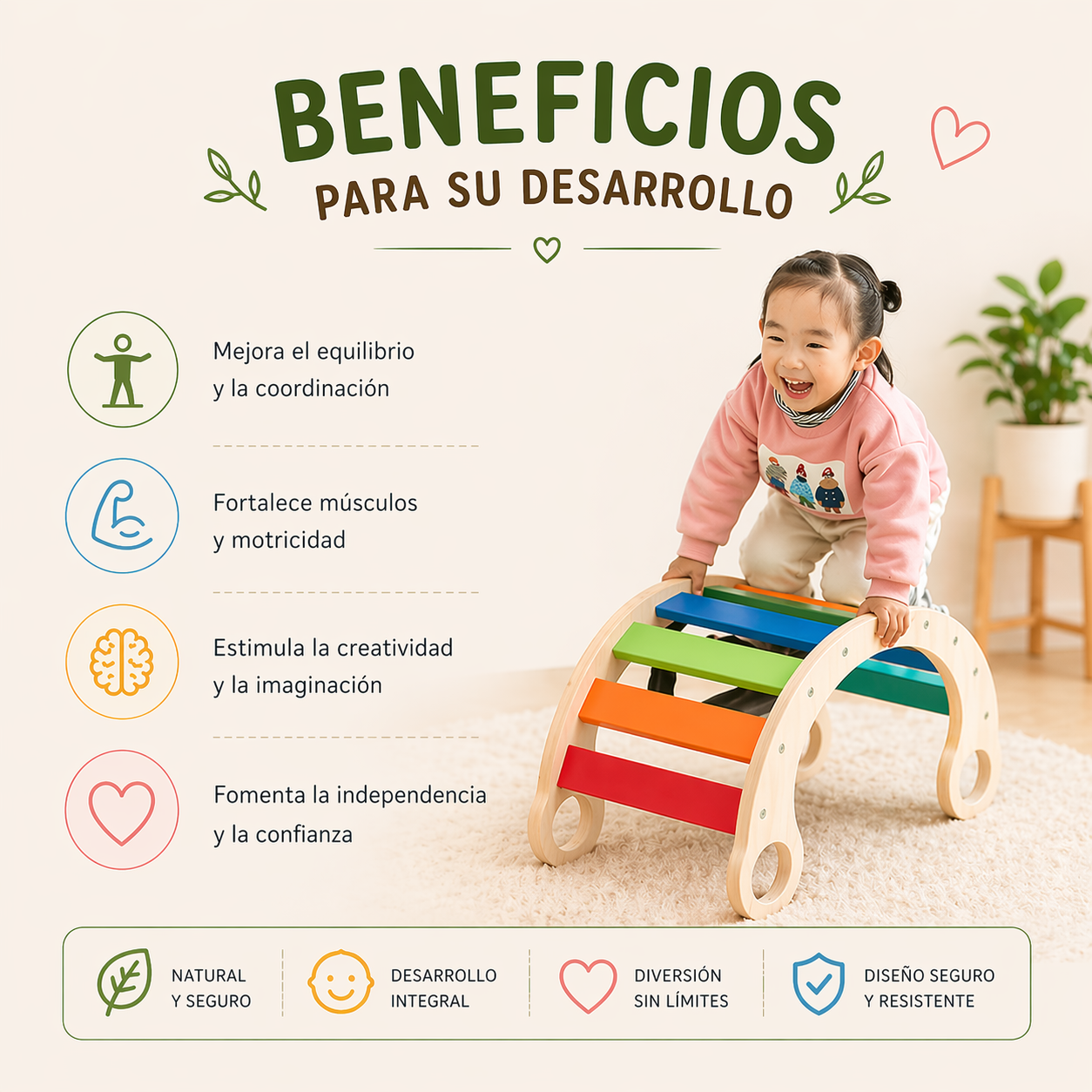 Juego Equilibrio Bebe Balance Niño Montessori Escala Colores Vkids - Escala-3