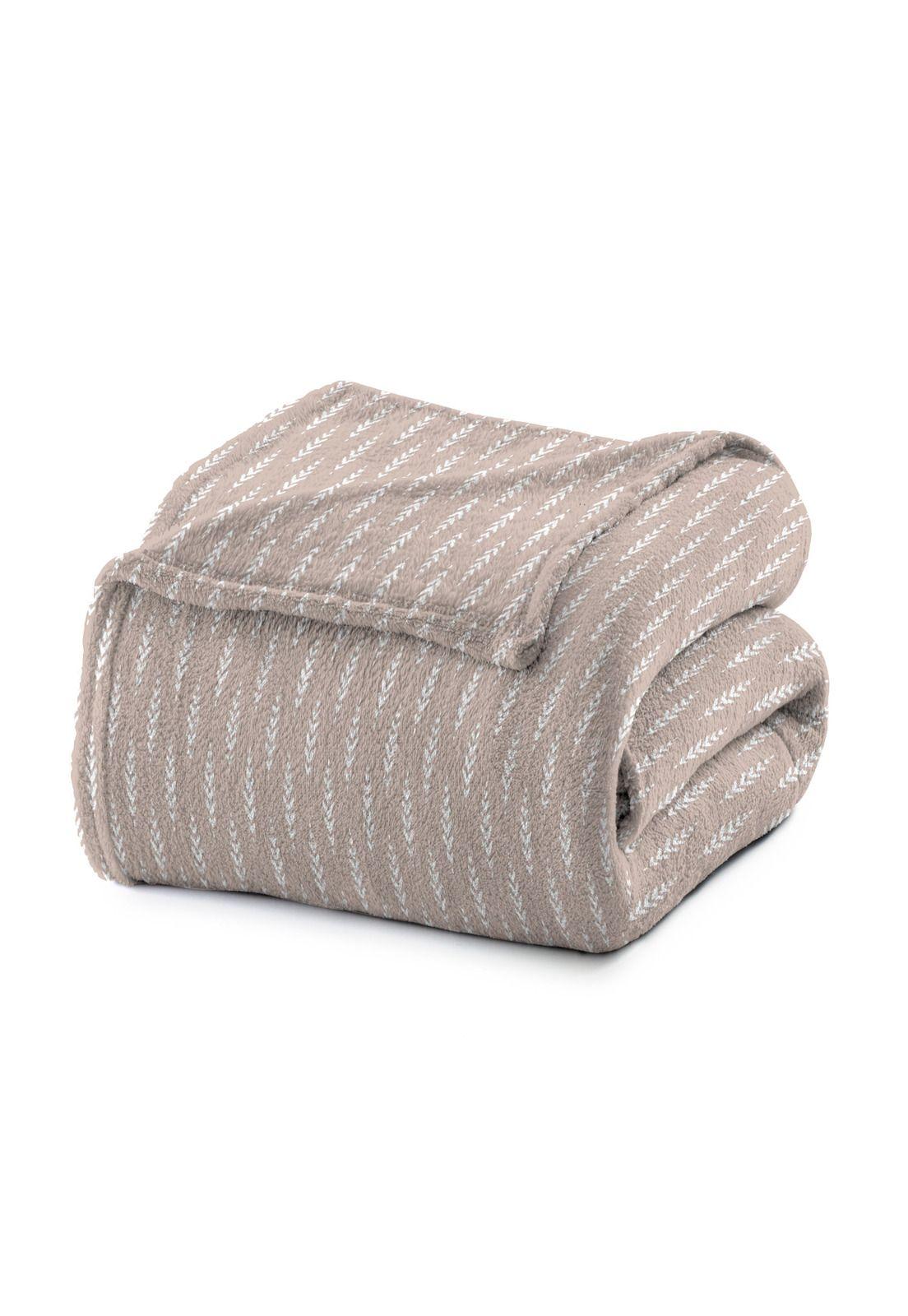 Frazada Microfibra Etnic Cama King Beige-0