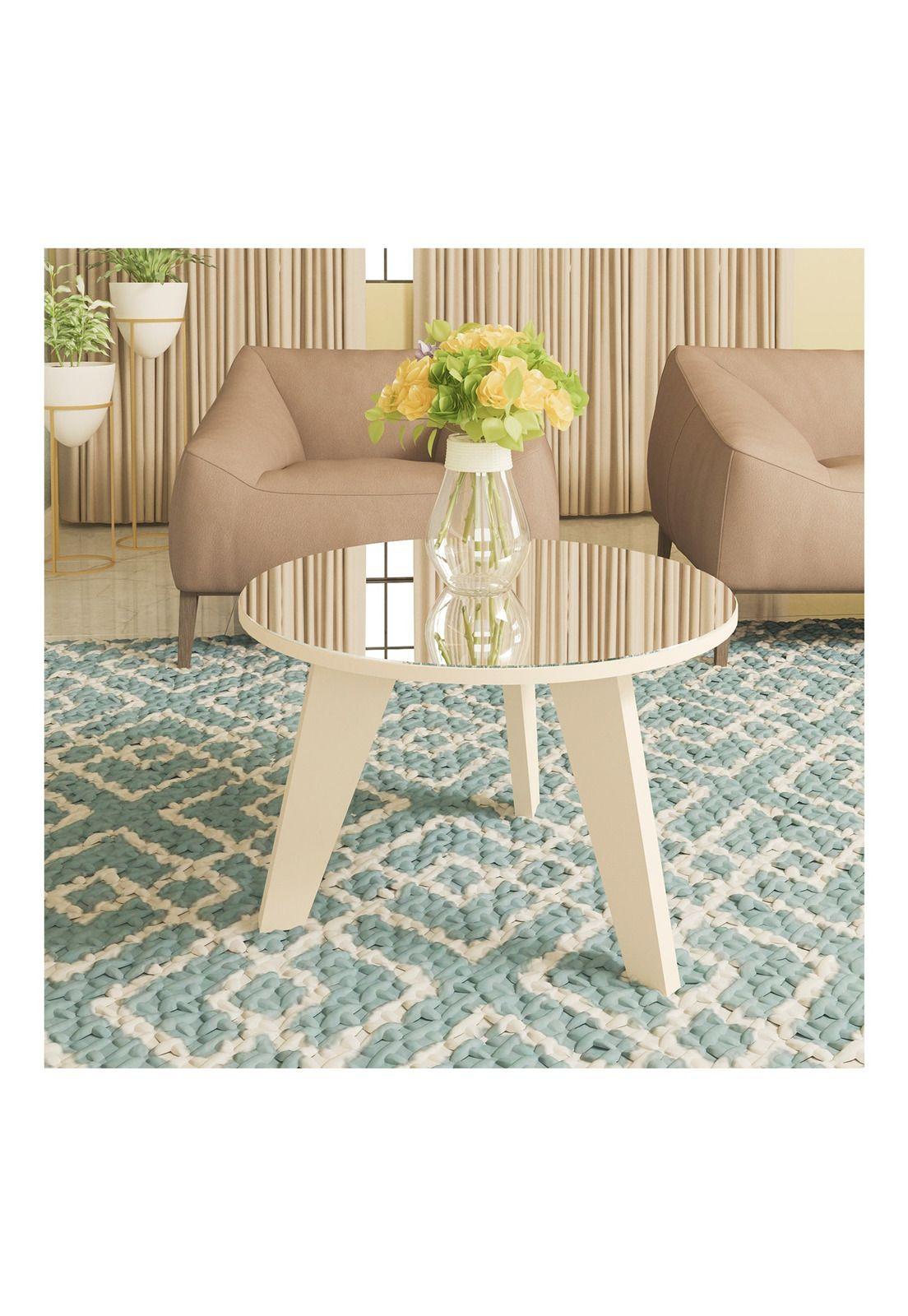 Mesa de Centro España Espejo Blanca-1