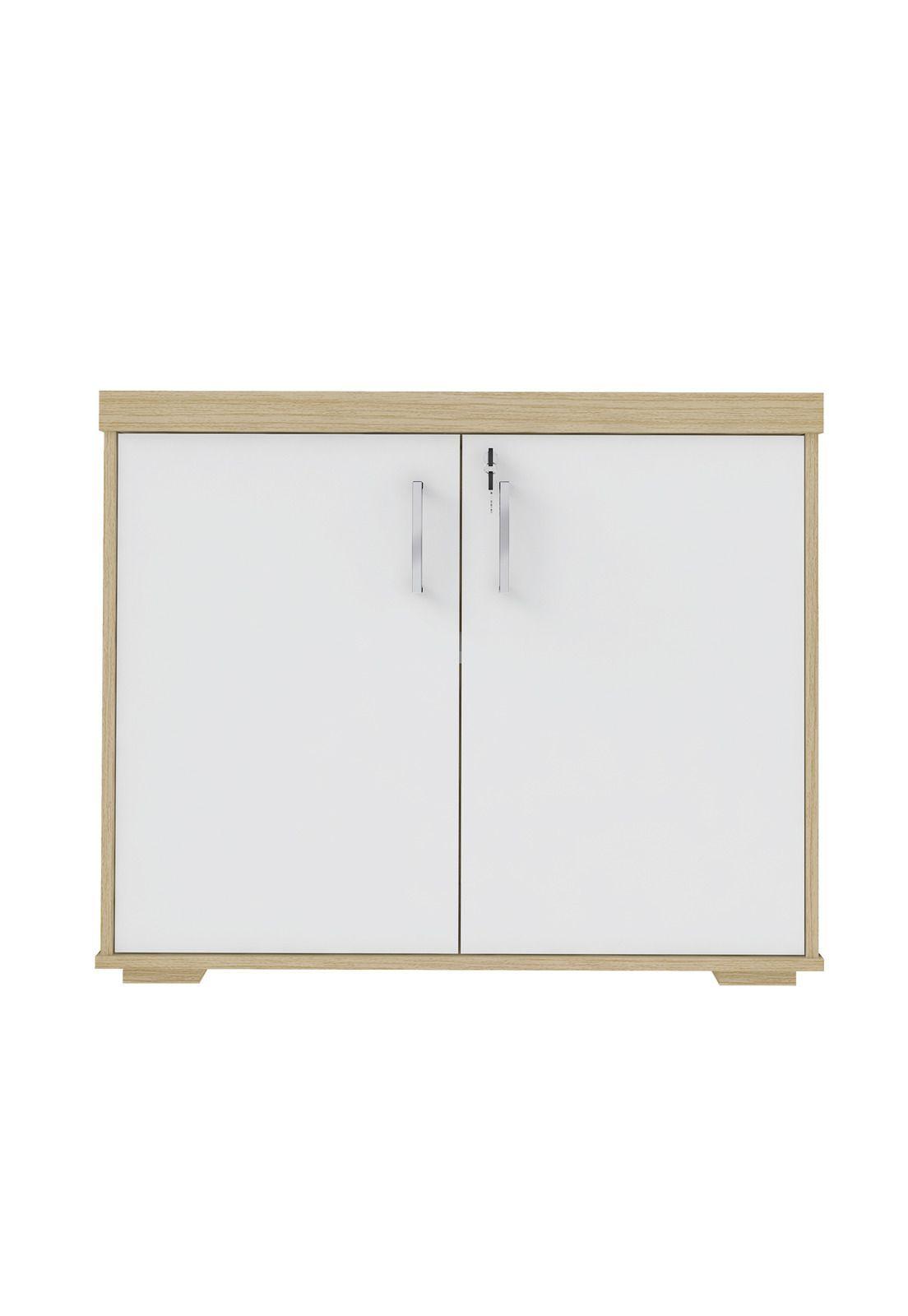 Estante Organizador Delux Blanco con roble-0