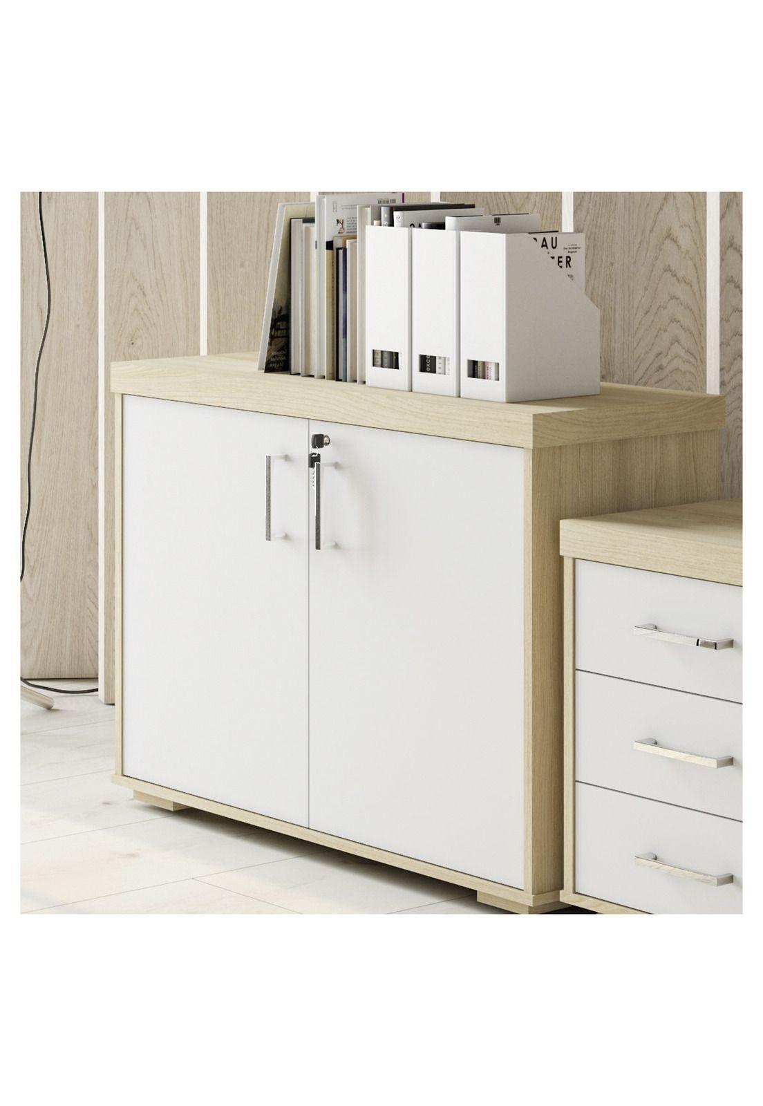 Estante Organizador Delux Blanco con roble-4
