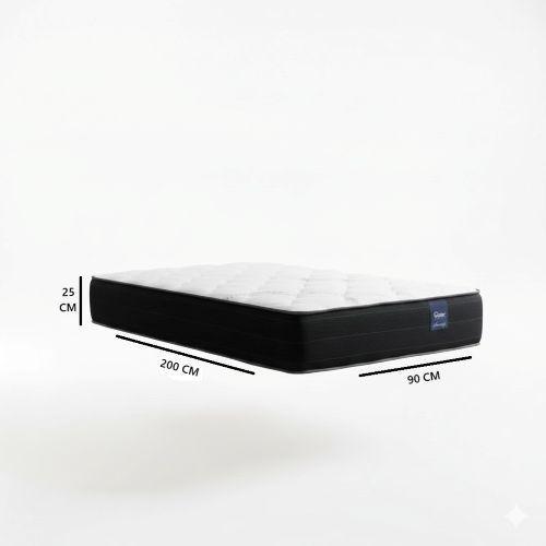 Cama Europea 1 Plaza 200 Respaldo Berna-4
