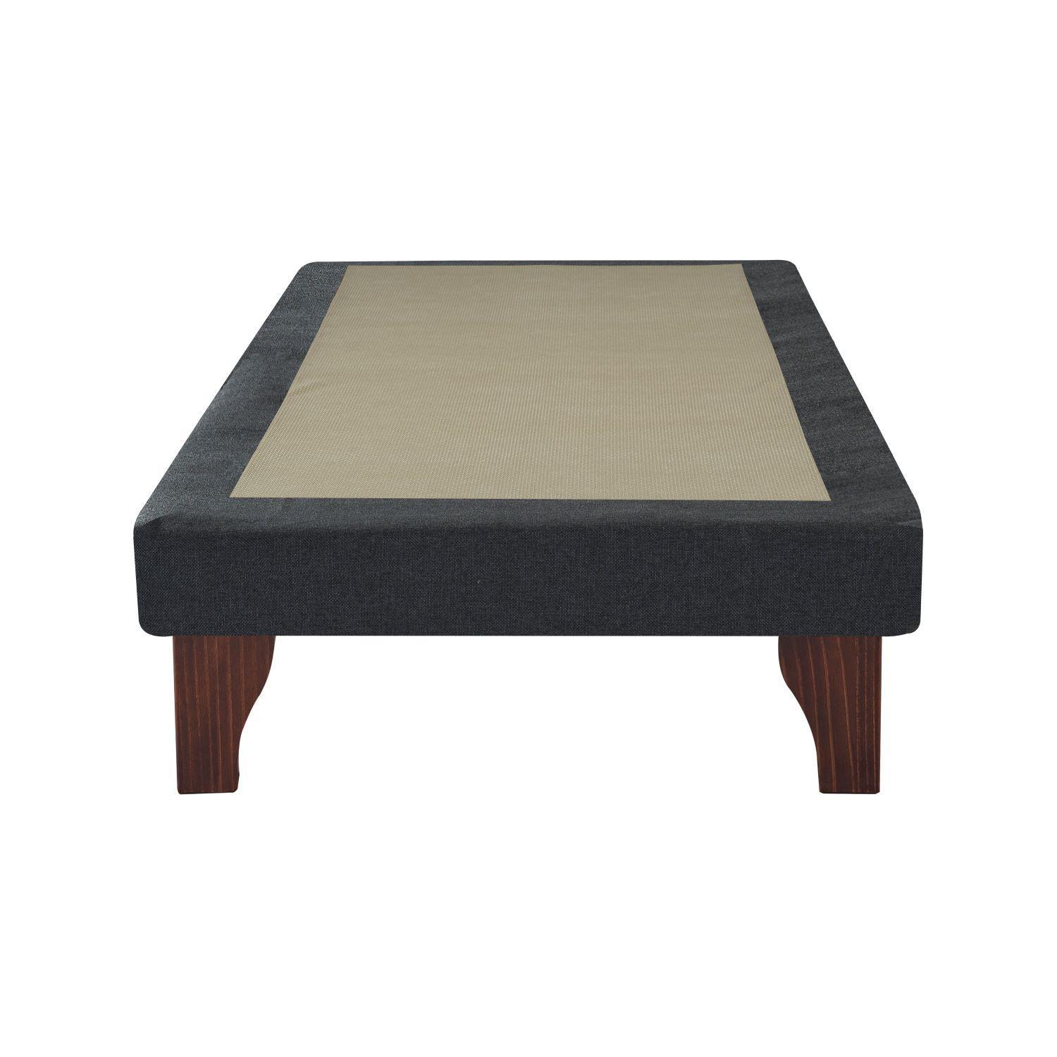 Cama Europea 1 5 Plaza 190 Plus Respaldo Everest grafito-2