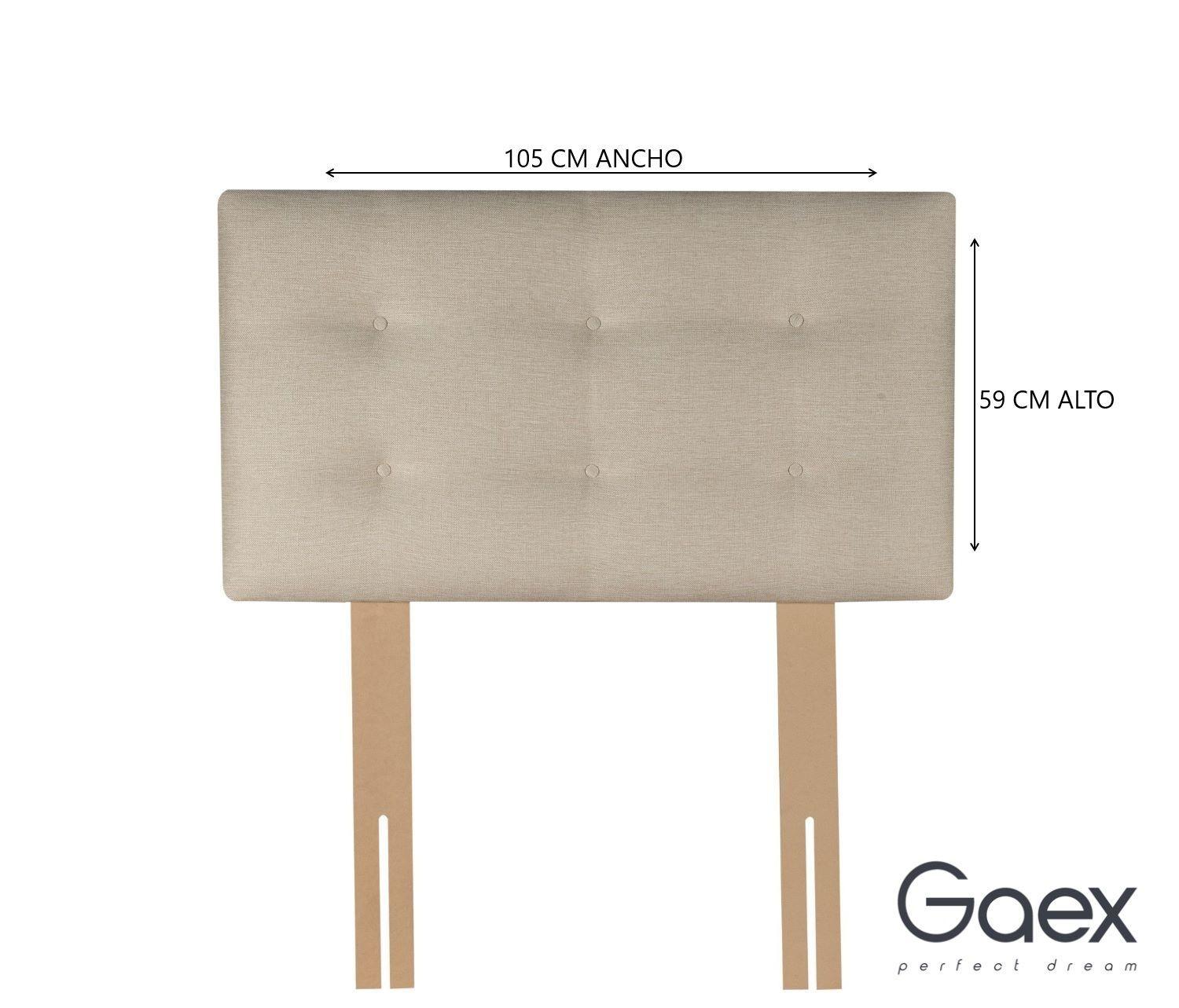 Cama 1.5 Plaza Europea 190 Respaldo Berna-2