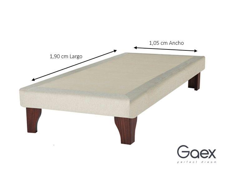Cama 1.5 Plaza Europea 190 Respaldo Berna-3